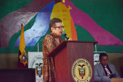 Tamara Borodulina tiene un poco más de un año en el cargo de rectora de la Universidad Agraria. Enfrenta denuncias de irregularidades en la institución educativa.