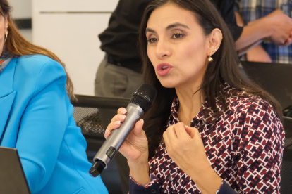 La vicepresidenta Verónica Abad reconoció los resultados de las elecciones de segunda vuelta, que dan el triunfo a Daniel Noboa.