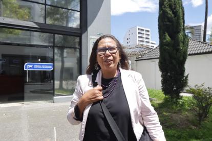 Thanya Herrera, miembro del Consejo de Protección de Derechos del DMQ. Denunció al alcalde Pabel Muñoz por supuesta violencia política de género.