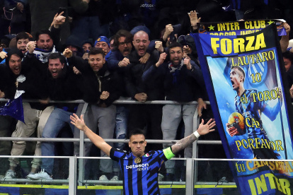 Lautaro Martínez figura del Inter de Milán.
