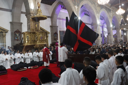 La ceremonia, que se celebra anualmente durante el Miércoles Santo tiene 500 años de antigüedad.