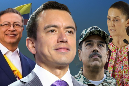Daniel Noboa se refirió a su relación con varios presidentes de izquierda de Latinoamérica.