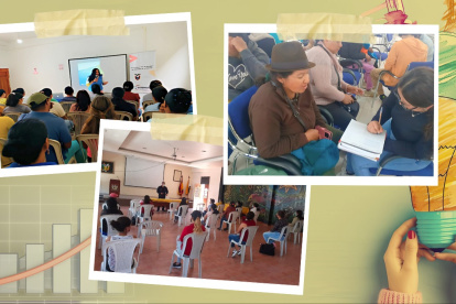 En las Escuelas de Inclusión Económica se capacita a personas beneficiarias de bonos y pensiones sobre gestión empresarial.