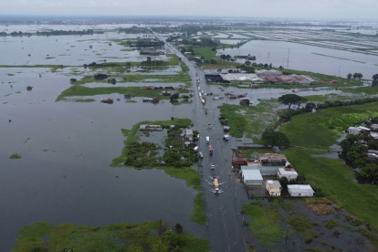 La ciudad registra niveles históricos de inundación.