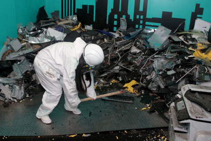 En Panoramix, hay un espacio para romper cosas obsoletas.