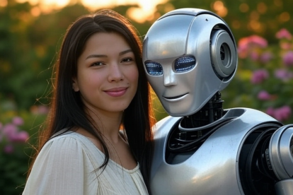 Ayrin creó a Leo con ChatGPT: un chatbot diseñado para actuar como su pareja virtual.