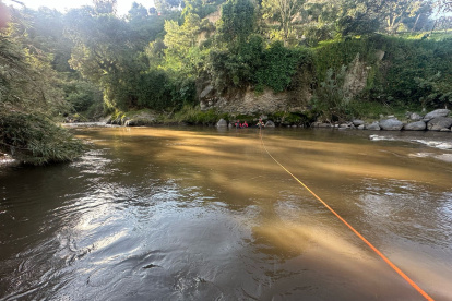 Equipos especializados recorrieron el trayecto del río San Pedro y sus afluentes.