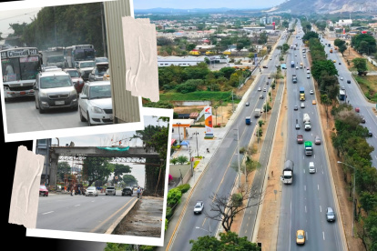 La vía a la costa lleva siendo intervenida constantemente desde julio del 2024