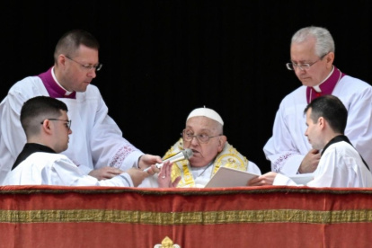 Última aparición del papa Francisco este Domingo de Pascua