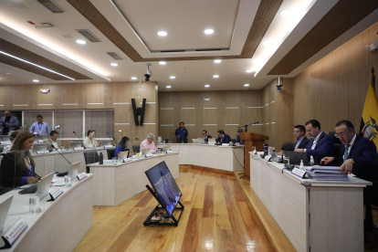 16 ediles votaron a favor de la resolución para declarar tres días de duelo en Quito por la muerte del papa Francisco.