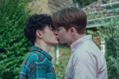 Nick y Charlie, personajes de Heartstopper.