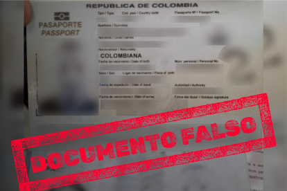 El ciudadano colombiano fue detenido en el aeropuerto de Quito con un pasaporte adulterado mientras intentaba abandonar Ecuador.