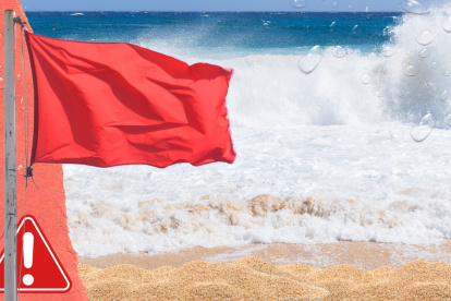 Al menos una docena de playas de la Costa tienen bandera roja en el país. Las autoridades solicitan a los bañistas ser precavidos.