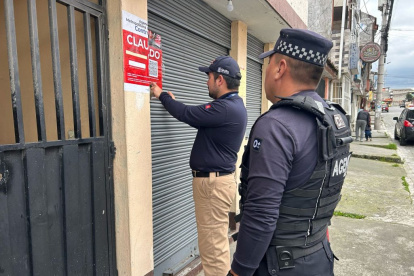 El operativo de cotrol se realizó en el barrio La Bretaña, en el sector de Chillogallo.