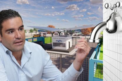 El alcalde de Samborondón justifica la construcción de una planta potabilizadora en La Puntilla.