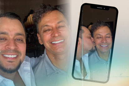 JeanPierre y su padre Roberto Bonafont ya en casa el 23 de abril del 2025.