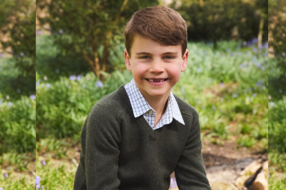 Fotografía del príncipe Louis, hijo de Kate y William, en su cumpleaños número siete.