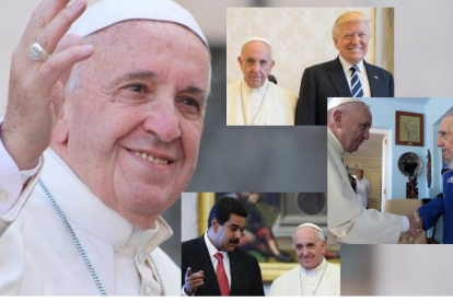 El Papa Francisco se reunió con mandatarios de Estados Unidos, Cuba y Venezuela, entre otros.