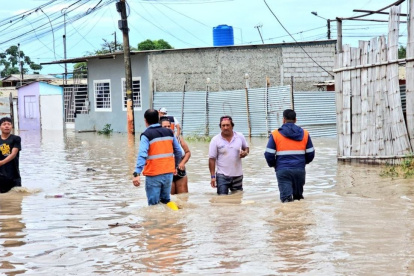 El actual invierno ha causado inundaciones en varios sectores del país, como en Machala.