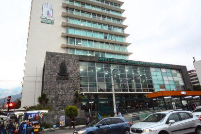 Matriz del IESS, en Quito.
