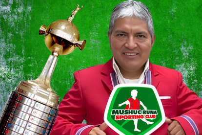 La Copa Libertadores el sueño de Luis Chango con Mushuc Runa.