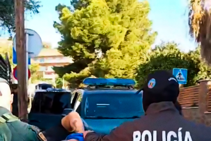 Alias Comandante Willy siendo capturado en Terragona, España.