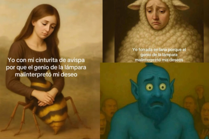 La Inteligencia artificial juega a cumplir deseos en imágenes de forma literal.