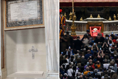 Tumba del papa Francisco