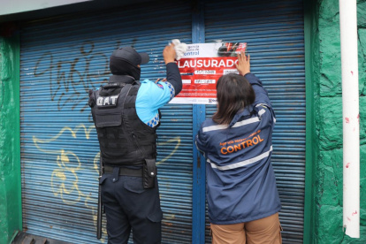 Cinco locales clausurados en operativo de control en los alrededores de la Universidad Central