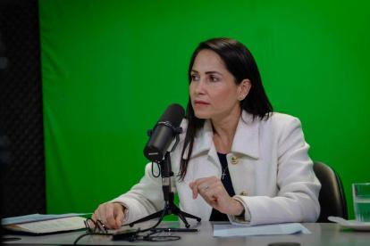 Luisa González también es presidenta del movimiento Revolución Ciudadana.