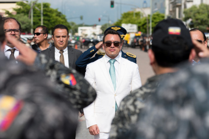 El presidente de Ecuador, Daniel Noboa Azín.