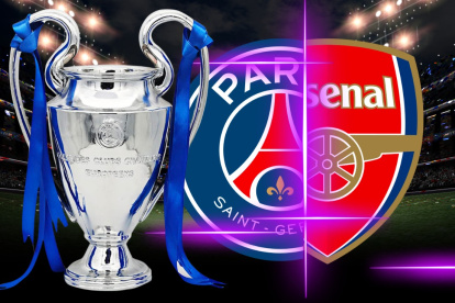 PSG y Arsenal chocan en la semifinal de Champions League 2024-25.