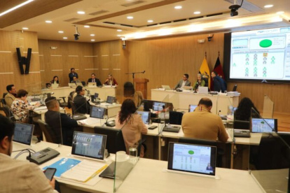 La sesión del 29 de abril la presidió la vicealcaldesa. Pabel Muñoz no asistió al Concejo.