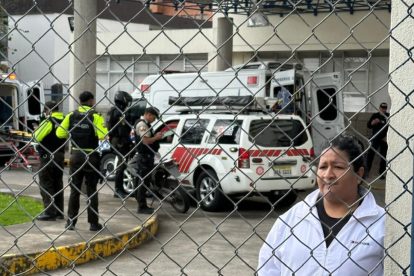 En el Hospital de Macas se atendió inicialmente a los menores antes de su traslado a Cuenca.