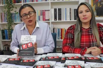 Priscila Schettini (izq) fue electa como asambleísta por el correísmo.