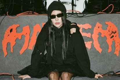 Lady Gaga en su gira The Mayhem Ball