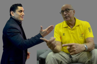 Roberto Ibañez (i) busca llegar a la presidencia del COE, mientras que Jorge Delgado (d) va por la reelección