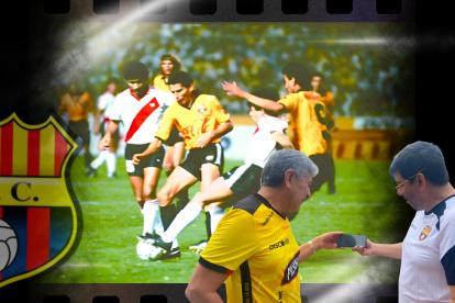 Gustavo Nivelo y Pepe Caballero hinchas de Barcelona y el recuerdo del partido de1990.