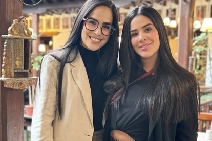 Iesmín con Michela.