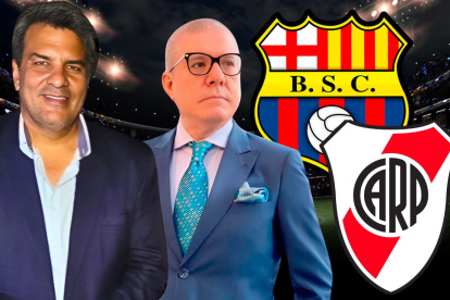 Alfonso Pocho Harb y Vito Muñoz y los recuerdos del Barcelona SC vs. River Plate de 1990.