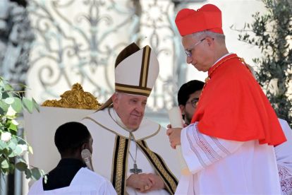Foto archivo. El papa Francisco eleva a cardenal al prefecto estadounidense del Dicasterio para los Obispos, Robert Francis Prevost.