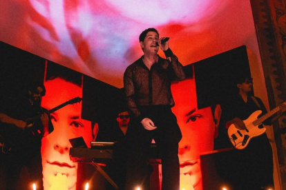 Christian Chávez en la presentación de su EP "Sí"