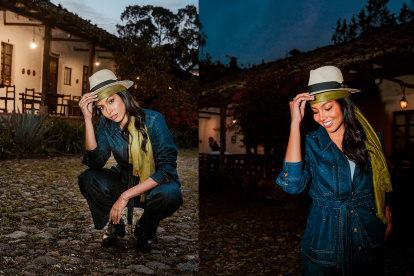 Jennifer Tuttivén, Reina de Guayaquil 2024, utiliza sombreros en su día a día.