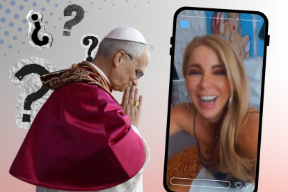 León XIV y Mariela Viteri