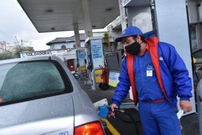 Una de estaciones de gasolina que hay en la ciudad de Quito, en Ecuador.