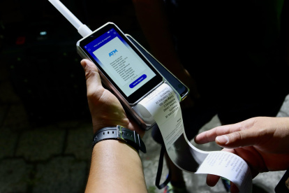 Los operativos son realizados por agentes de la ATM y los que dan positivo reciben una sanción