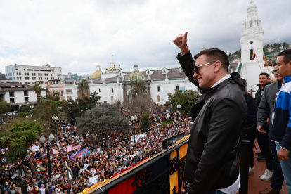 El presidente Daniel Noboa fue reelecto el pasado 13 de abril en las elecciones generales 2025.