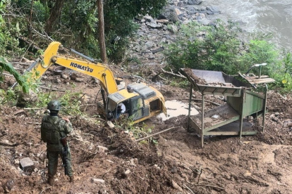 Imagen referencial de una operación del Ejército ecuatoriano en el Oriente.