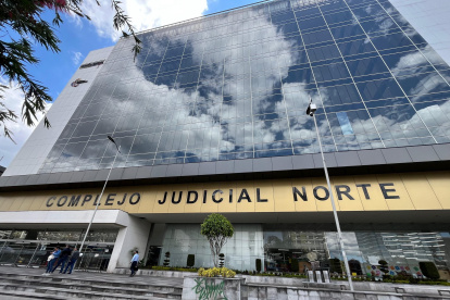Fachada del edificio de la Corte Nacional de Justicia, en Quito.
