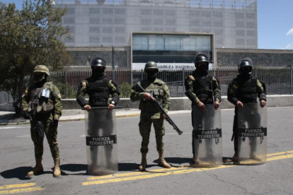 Con la muerte cruzada decretada por Guillermo Lasso, la Asamblea fue disuelta en 2023.